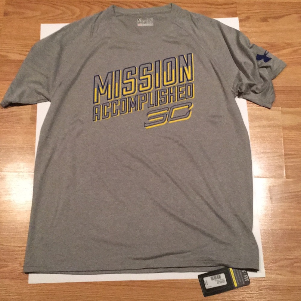 NWT steph curry under armour commemorative shirt